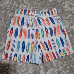 Place Sport Boy's Colorful Surfboard Print Swim Trunks Size 12-18M